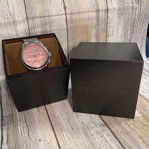 Michael Kors Pink Faced Watch